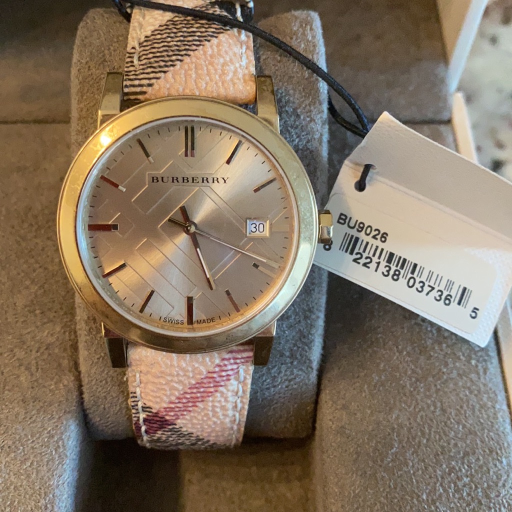 Burberry Nova Check Swiss Made Watch (With Tags)